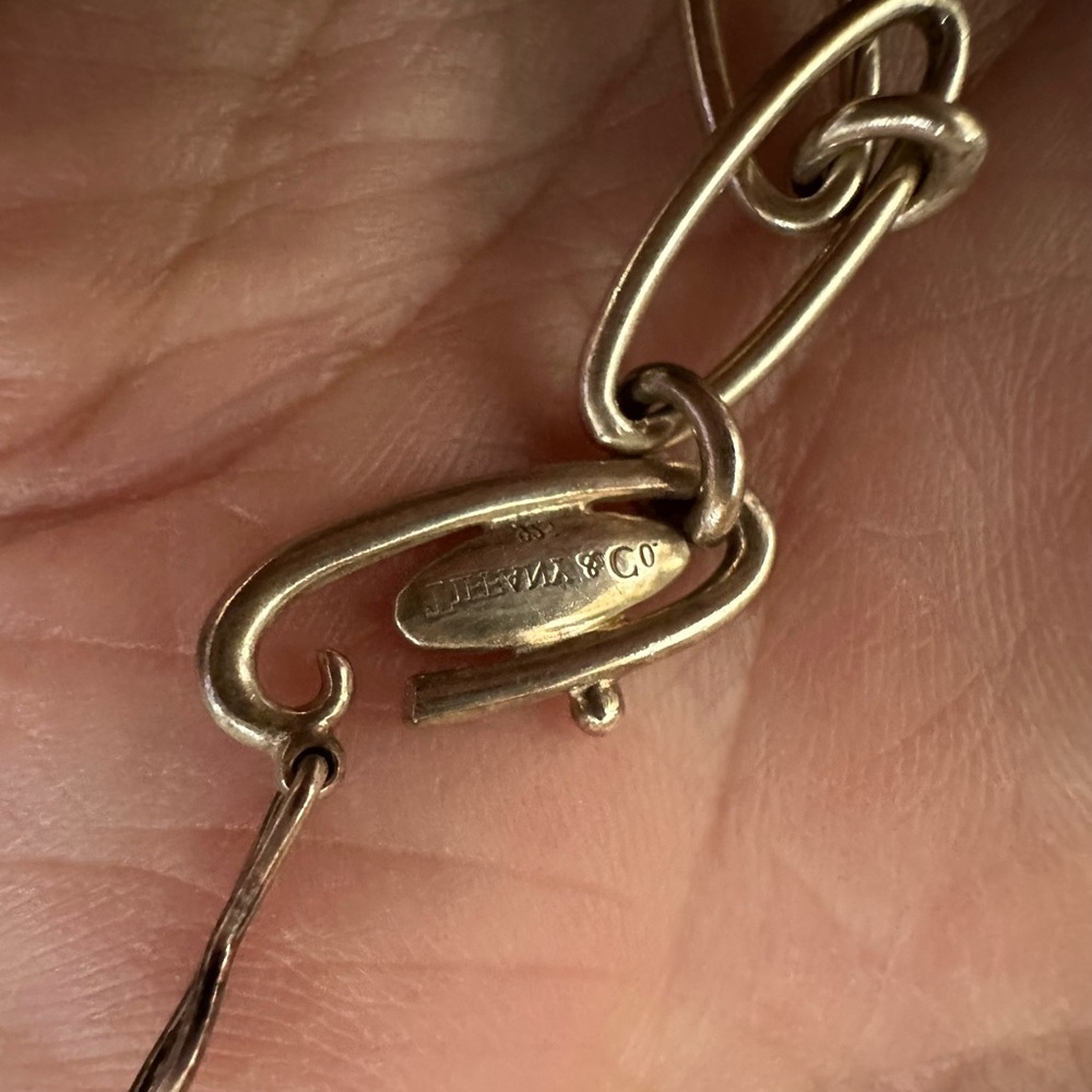 Tiffany & Co. Silver Heart Link Bracelet - Picture 3 of 5